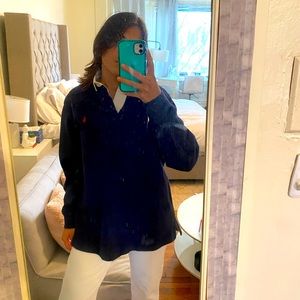 Polo by Ralph Lauren navy rugby shirt